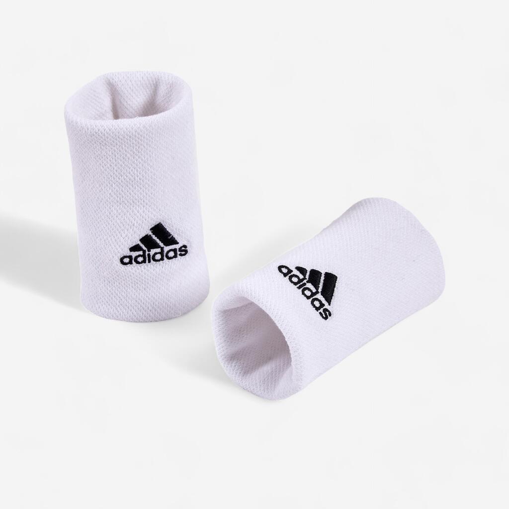 Schweissband Tennis ADIDAS - breit weiss 